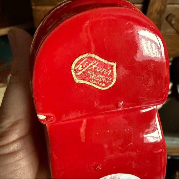 Large Lefton Santa Boot Vase - Picture 2 of 2